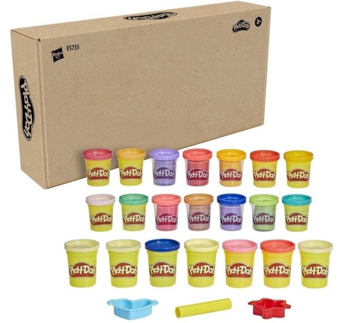Play Doh Zestaw 21 słoiczków z akcesoriami