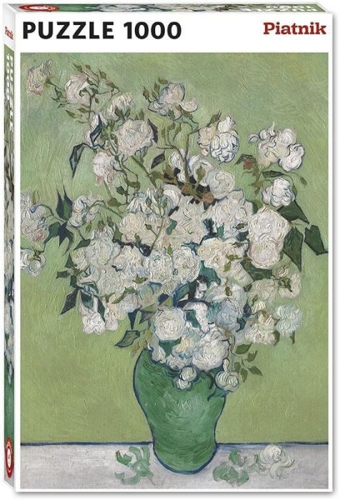Puzzle 1000 - Van Gogh, Wazon z różami PIATNIK