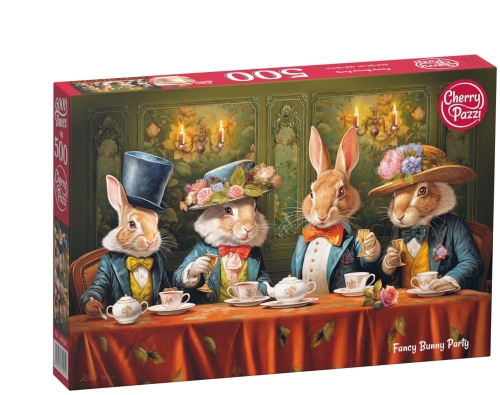 Puzzle 500  Fancy Bunny Party 