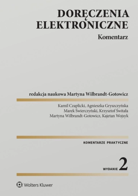 Doręczenia elektroniczne. Komentarz w.2