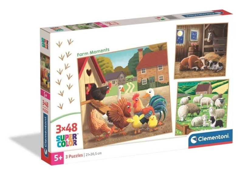 Puzzle 3x48 Super Kolor Farm Moments