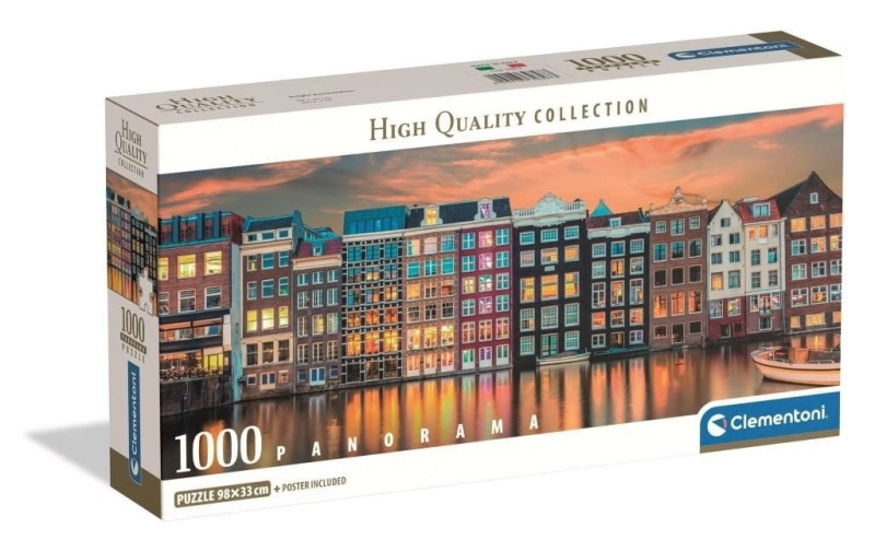Puzzle 1000 Panorama Bright Amsterdam