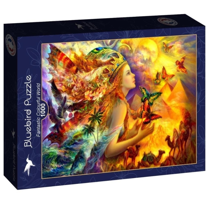 Puzzle 1000 Fantastyczny kolory świat