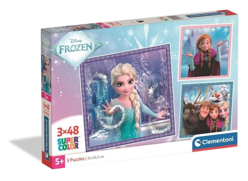 Puzzle 3x48 Super Kolor Princess