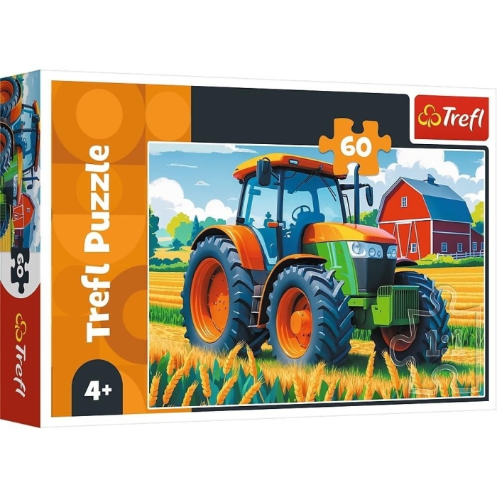 Puzzle 60 Pojazd rolnika TREFL