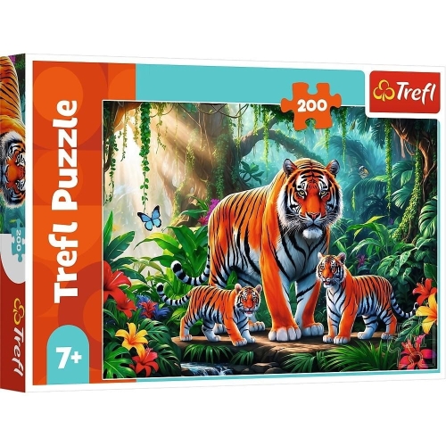 Puzzle 200 Tygrysie zwyczaje TREFL