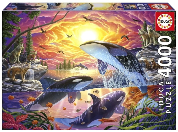 Puzzle 4000 Uwolnić orkę