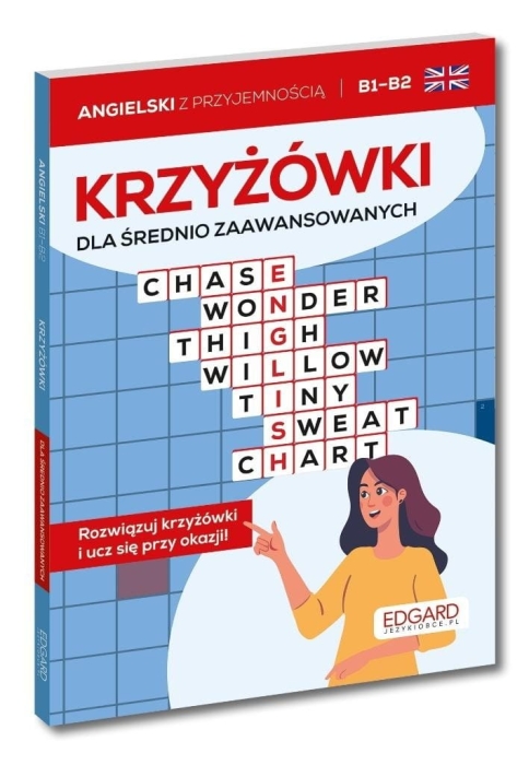 Angielski. Krzyżówki dla średnio zaawans. B1-B2