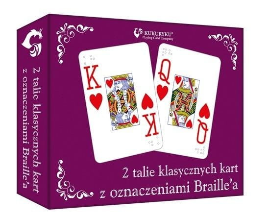 Karty klasyczne ze znakami Braille'a