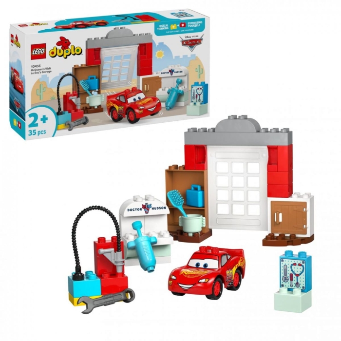 LEGO(R) DUPLO 10456 Wizyta McQueena w warsztacie