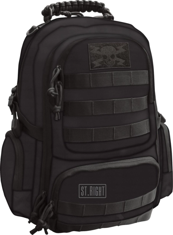 Plecak 4-komorowy Military Black