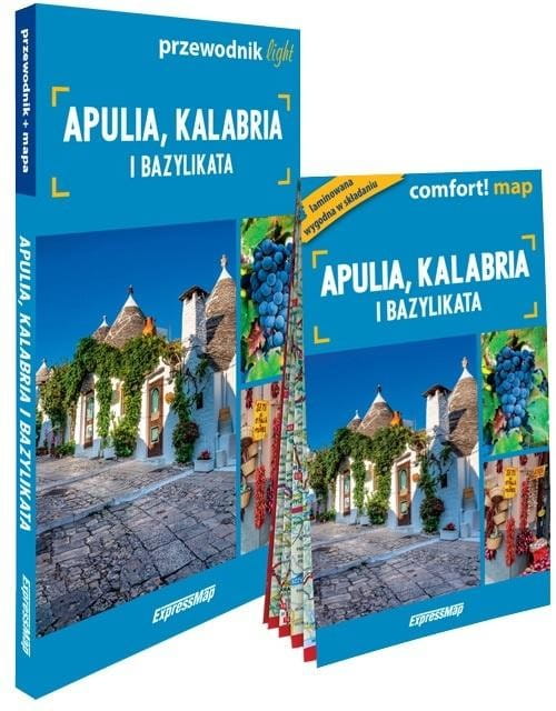 Apulia, Kalabria.. light: przewodnik + mapa w.2025