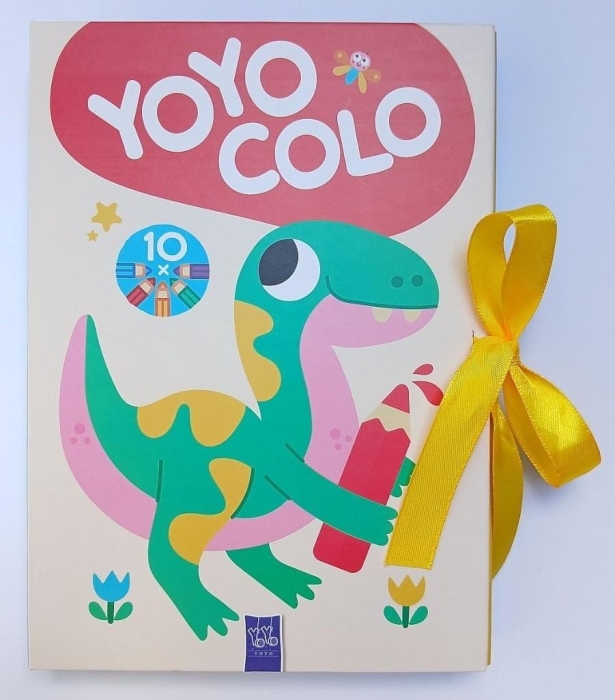 Zestaw kolorowanek YOYO COLO Dinozaury