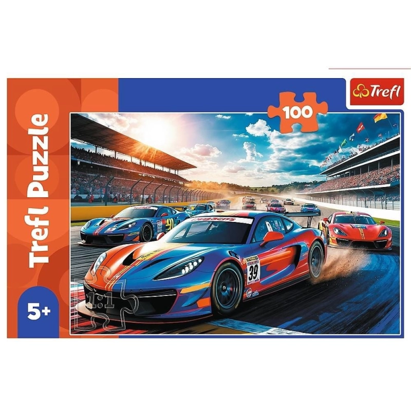 Puzzle 100 Szybka wyścigówka TREFL