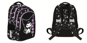 Plecak 4 komorowy Kuromi black