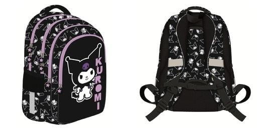 Plecak 4 komorowy Kuromi black