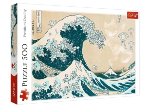 Puzzle 500 Wielka kocia fala TREFL