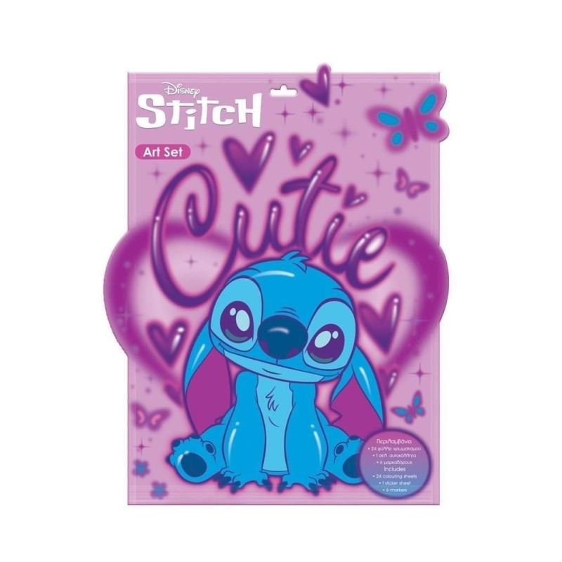 Kolorowanka z naklejkami Lilo&Stitch