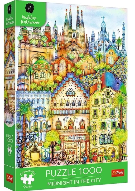 Puzzle 1000 O północy w Barcelonie TREFL