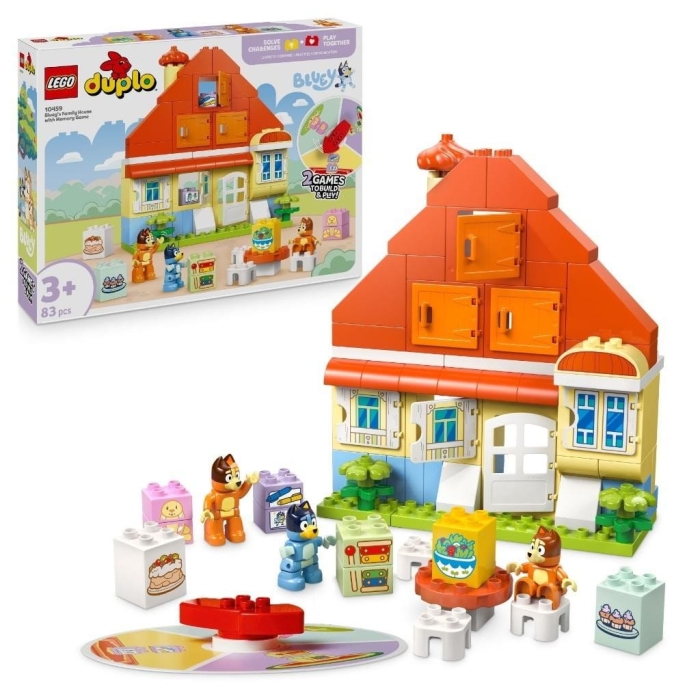 LEGO(R) DUPLO 10459 Dom rodzinny Blue z grą pamięc