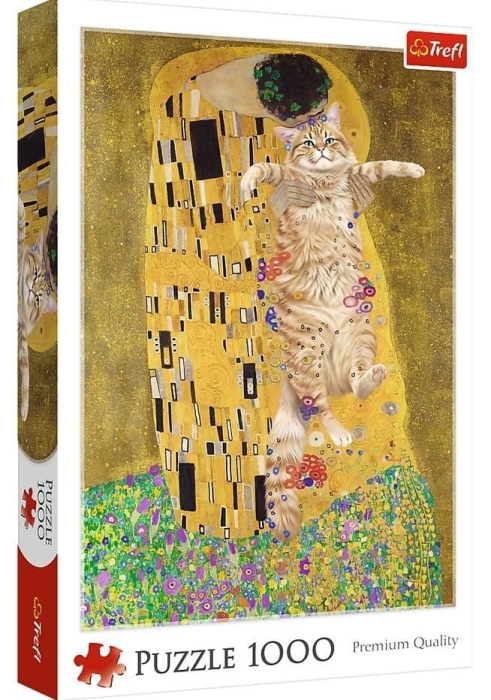 Puzzle 1000 Purrfekcyjny Pocałunek TREFL