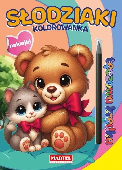 Kolorowanka z kredką Słodziki