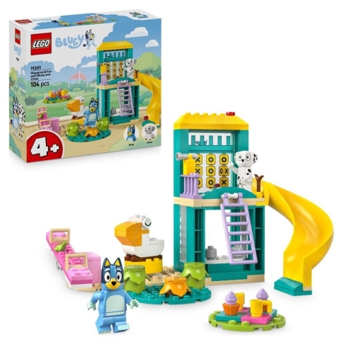 LEGO(R) BLUEY 11201 Blue i Łatko na placu zabaw