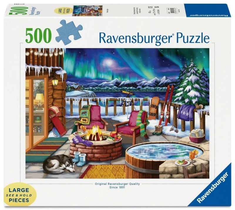 Puzzle 2D: Zorza polarna 500el