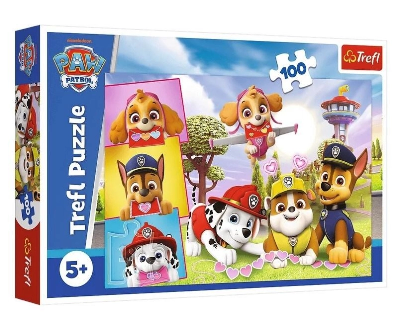 Puzzle 100 Dziewczyny Psi Patrol TREFL