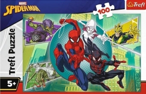Puzzle 100 Spiderman Pajęczna TREFL