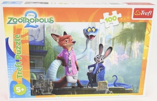 Puzzle 100 Tajemnice Zootopii TREFL