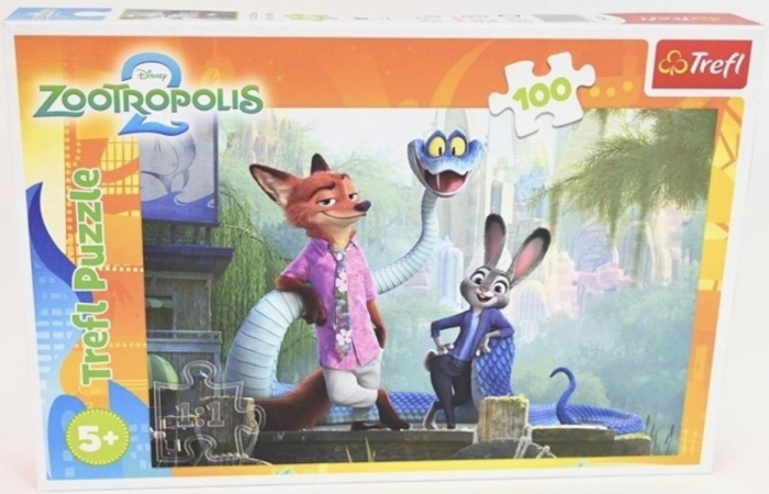 Puzzle 100 Tajemnice Zootopii