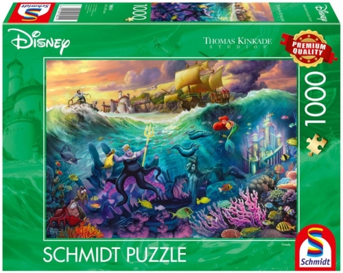 Puzzle PQ 1000 Mała Syrenka i Urszula