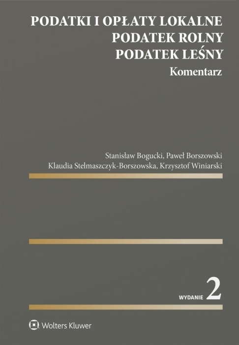 Podatki i opłaty lokalne. Podatek rolny...