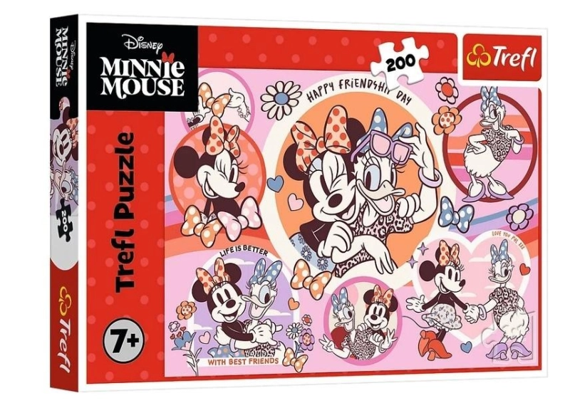 Puzzle 200 Zwyczaje Myszki Minni TREFL