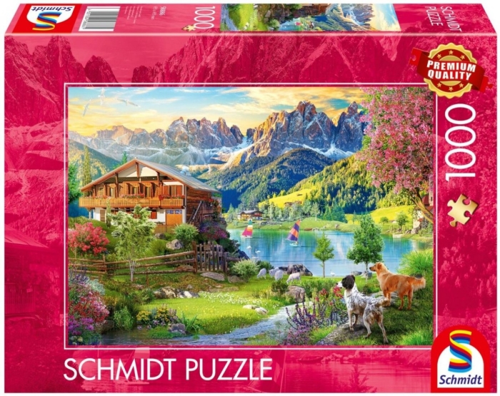 Puzzle PQ 1000 Relaks w Dolomitach