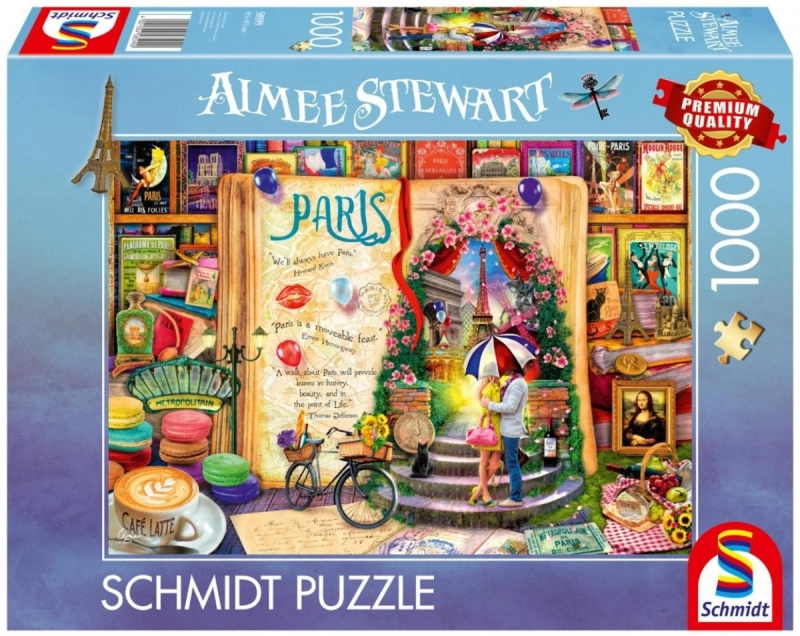 Puzzle PQ 1000 Wspomnienia z Paryża / Francja
