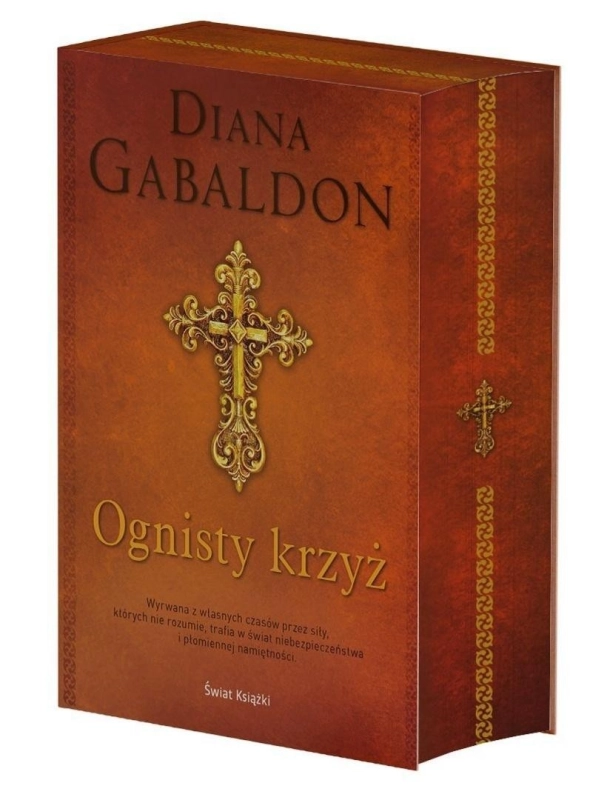 Ognisty krzyż (barwione brzegi)