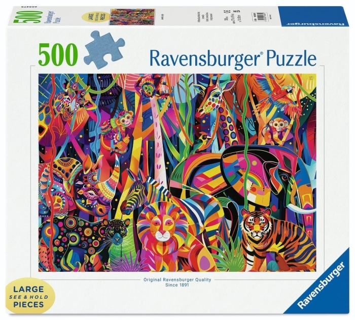 Puzzle 500 Jeweled Jungle