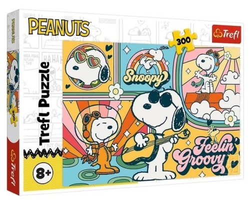 Puzzle 300 Zabawny świat Fistaszków TREFL