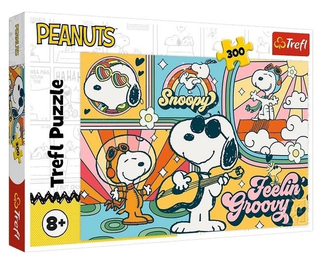 Puzzle 300 Zabawny świat Fistaszków