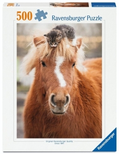 Puzzle 500 Ponny and Cat