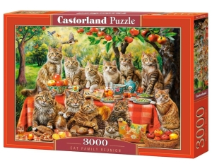 Puzzle 3000 Cat Family Reunion
