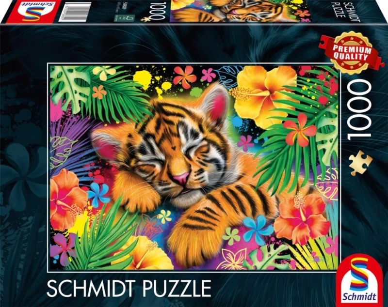 Puzzle 1000 Tygrysiątko