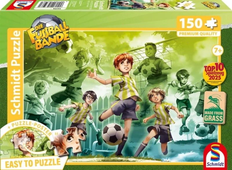 Puzzle 150 Piłkarze Trening z piłką