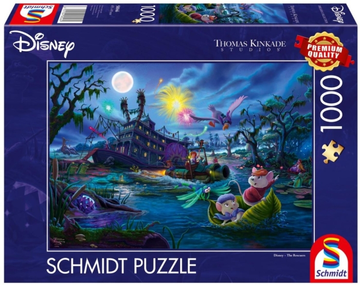 Puzzle PQ 1000 Bernard i Bianka