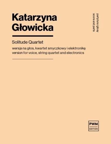 Solitude Quartet nuty na głos, kwartet smyczkowy..