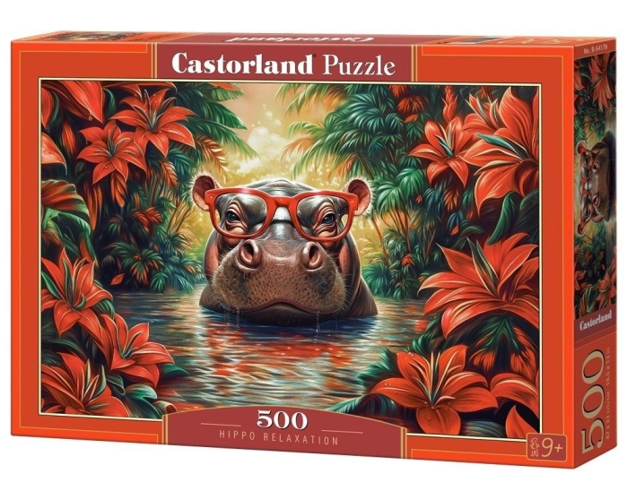 Puzzle 500 Hippo Relaxation CASTOR