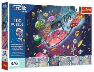 Puzzle 100 Gonduś w rakiecie