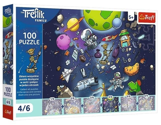 Puzzle 100 Robobot w kosmosie